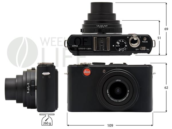 Leica D-Lux 4 with accessories, After getting the Lumix LX3…